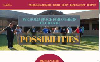 Possibilities Women's Center website