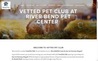 River Bend Pet Center website