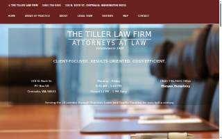 Tiller Law Firm website