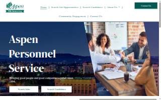 Aspen Personnel Service, Inc. website
