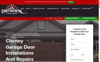 Continental Door Company of Cheney website