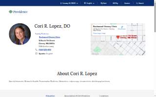 Cori Lopez, DO website