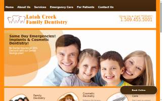 Latah Creek Family Dentistry website