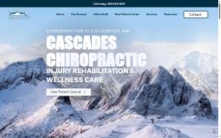 Cascades Chiropractic- Advanced Spinal Care Covington website