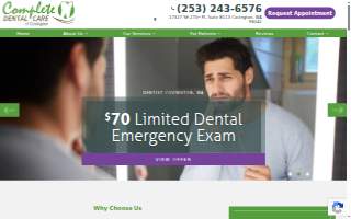 Complete Dental Care of Covington website