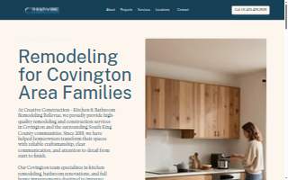 Creative Construction website