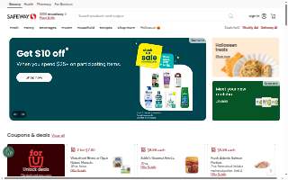 Safeway Pharmacy website