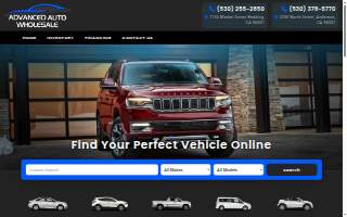 Advanced Auto Repair Shop website