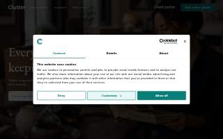 Clutter Moving & Storage - Seattle website