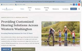 Harbor Audiology & Hearing Services website