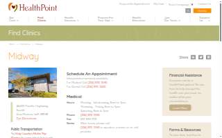 HealthPoint Midway website