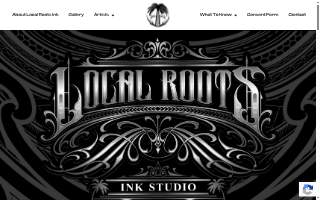 Local Roots Ink Studio website