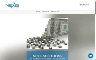 Nexis Solutions website