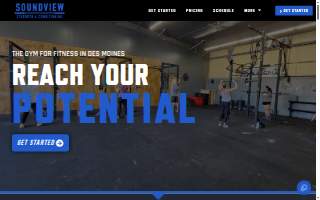 SoundView Strength & Conditioning website