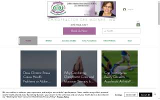 Vitality Chiropractic website