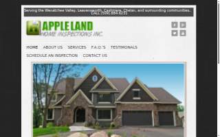 AppleLand Home Inspections of East Wenatchee website
