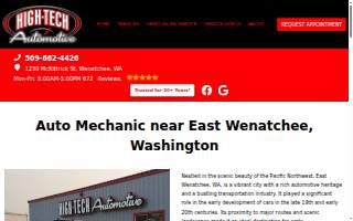 High Tech Automotive website