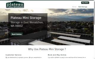 Plateau Mini Storage And More LLC website