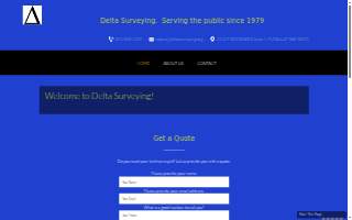 Delta Surveying website