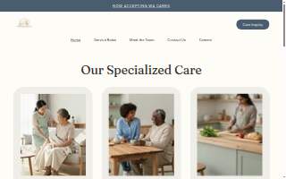 Good To Be Home Care of Edgewood website