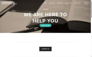Hammermaster Law Offices website
