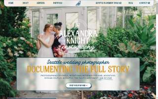 Alexandra Knight Photography website