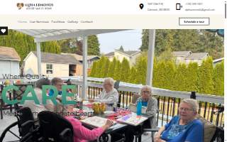 Alpha Edmonds Adult Family Home website