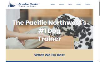 Arcadian Canine LLC of Edmonds website