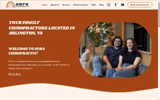 Aura Chiropractic website