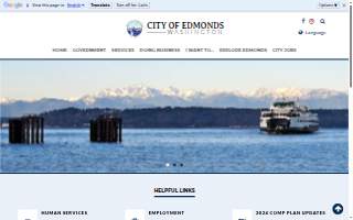 City of Edmonds website