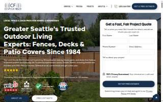Contour Fence website