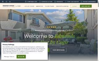 Edmonds Landing by Cogir website