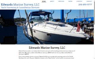 Edwards Marine Survey website