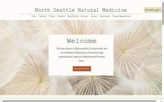 North Seattle Natural Medicine website