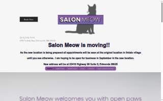 Salon Meow website