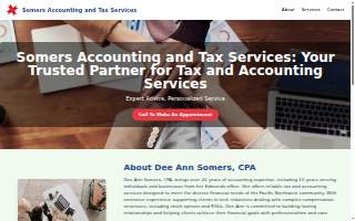 Somers Accounting website