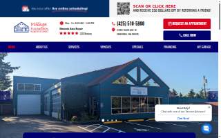 Village Transmission & Auto Clinic website