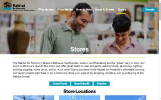 Habitat for Humanity Store website
