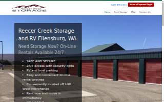 Reecer Creek Storage and RV website