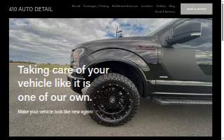 410 Auto Detail website