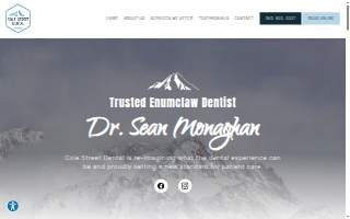 Cole Street Dental website