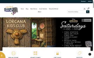 Cole Street Game Vault website