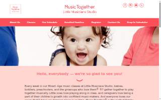 Little Musicians Studio website