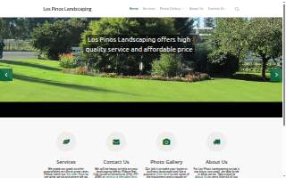 Los Pinos Landscaping LLC website