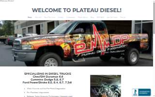 Plateau Diesel Performance website