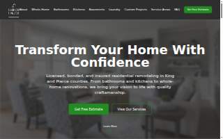 Rainier Home Renovations website