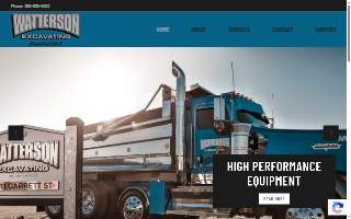 Watterson Excavating website