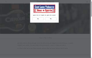 Cost Less Tobacco website
