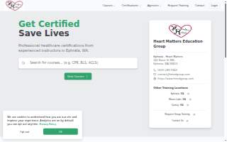 Heart Matters Education Group website