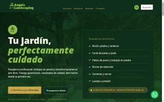 Angel's Landscaping LLC website